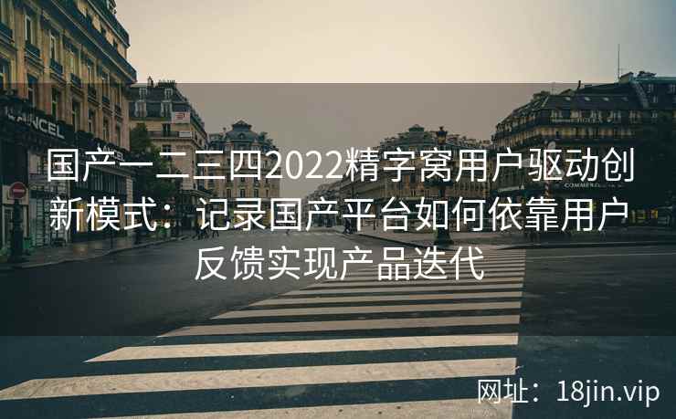 国产一二三四2022精字窝用户驱动创新模式:记录国产平台如何依靠用户反馈实现产品迭代 国产一二三四2022精字窝用户驱动创新模式:记录国产平台如何依靠用户反馈实现产品迭代